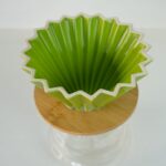 Dripper modelo Origami verde + 50 filtros de papel - Imagen 3