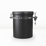 Contenedor hermético de acero inoxidable para almacenamiento de café