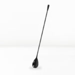 Cucharilla de bar negra de acero inoxidable