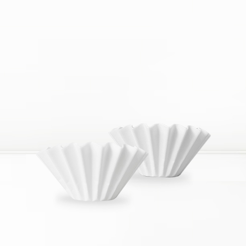FILTRO DE PAPEL OORIGAMI Filtros para Origami de 1 a 4 tazas - 50un - Imagen 1