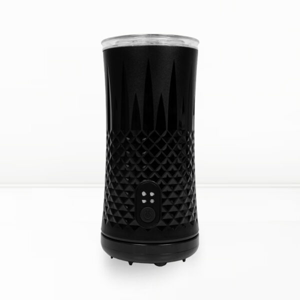 Espumador/ calentador de leche eléctrico negro