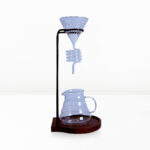 Dripper V60 con Enfriador en Espiral, Base de Madera y Decantador