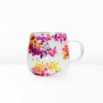 Taza Doble Fondo con Flores 250 ml - Otoño