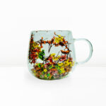 Taza Doble Fondo con Flores 250 ml – Selva