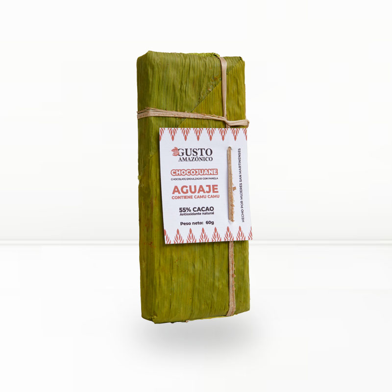 mediogra 1 Chocolate GUSTO AMAZONICO 55% Cacao - Aguaje 60g - Imagen 1