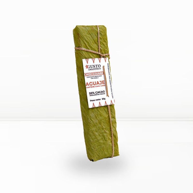 mediogra agua Chocolate GUSTO AMAZONICO 55% Cacao - Aguaje 30g - Imagen 1