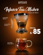 Infusor Tea Maker+ Taza de flores 250ml