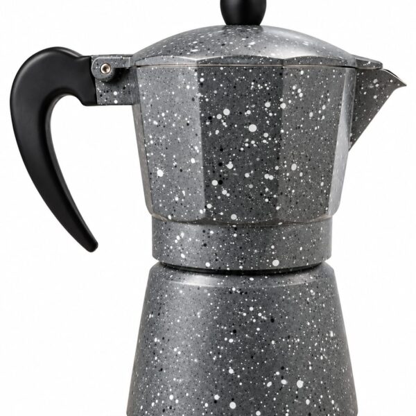 Cafetera Moka 3 tazas ploma granito